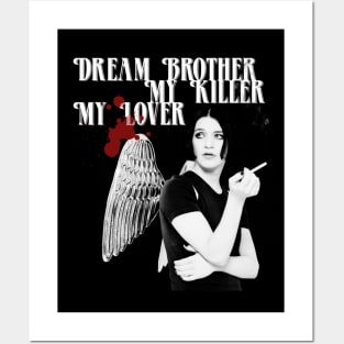 "Dream Brother" Placebo Brian Molko dark blood splatter Posters and Art